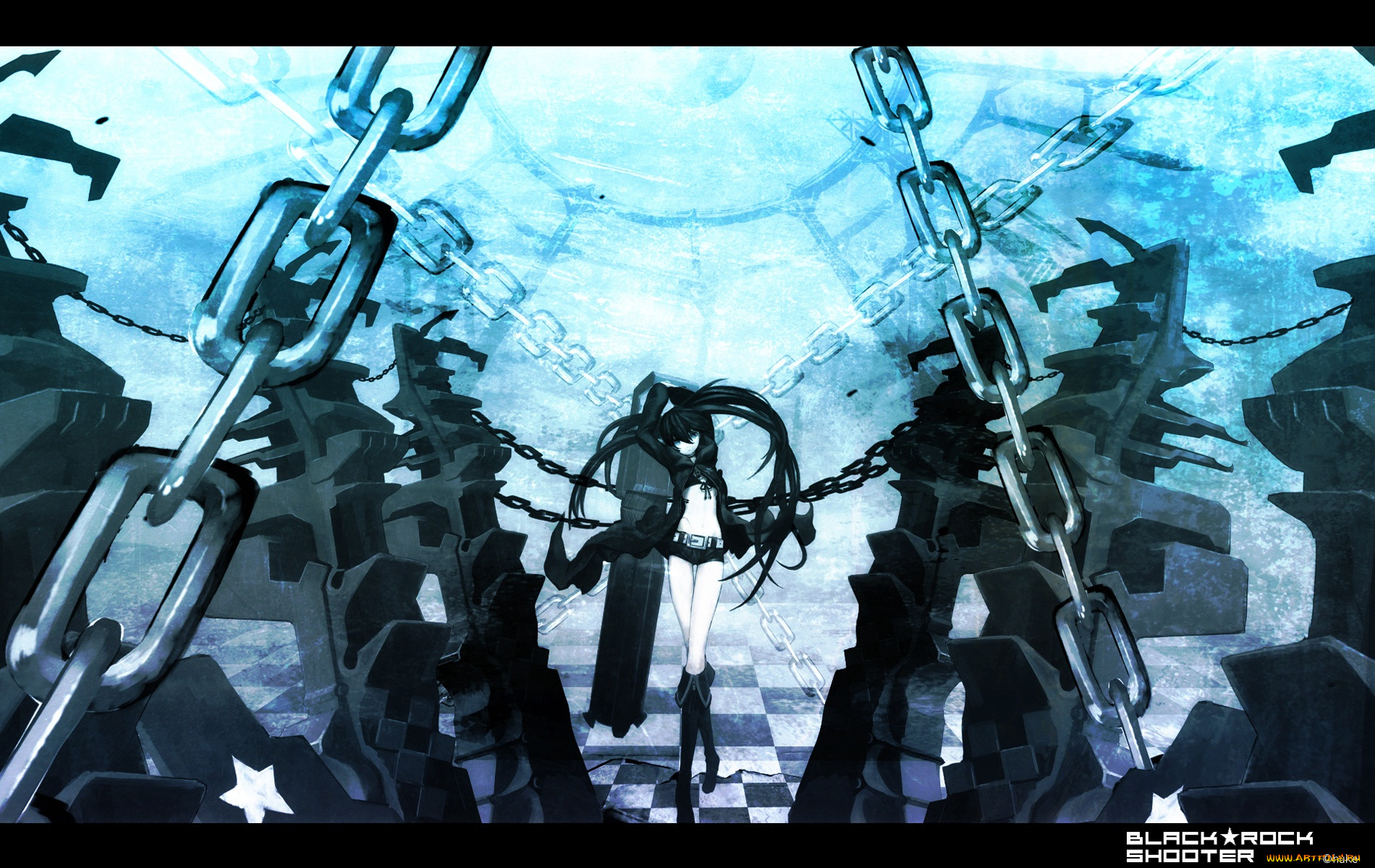 , black, rock, shooter